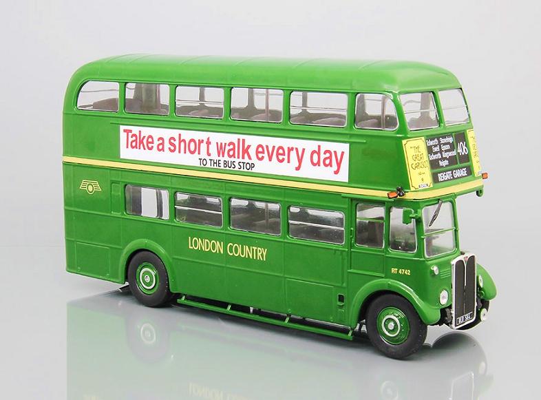 1:43 AEC Regent III RT 'London Country' United Kingdom 1947, green - HP3438-87