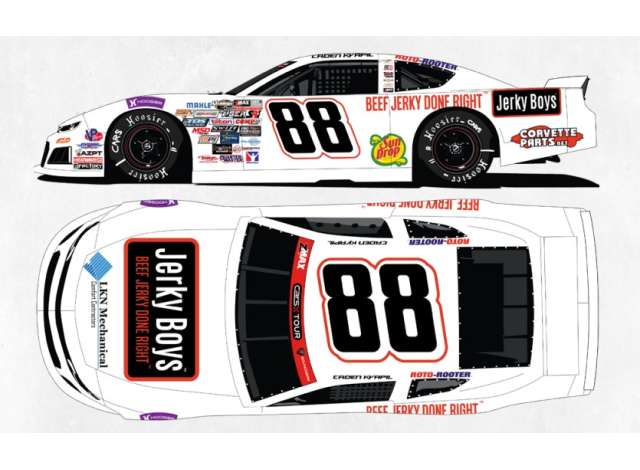 1:64 Chevrolet #88 Caden Kvapil *Jerky Boys*, white 2026 - L882665JERC5
