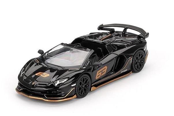 1:64 LAMBORGHINI Aventador SVJ №63 Roadster LHD, black - MGT00803-L