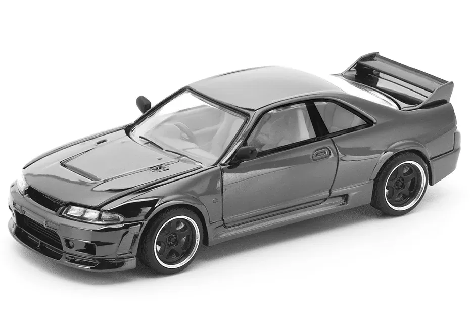 1:64 NISSAN Skyline R33 GT-R  *The Dark Chrome Series*, dark chrome - PRDC003