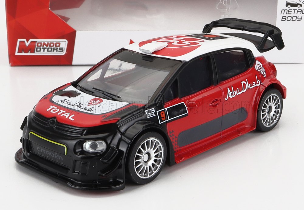 1:43 CITROEN C3 Wrc Team Total Abu Dhabi N9 Rally (2017), Red White - MM53166-168727