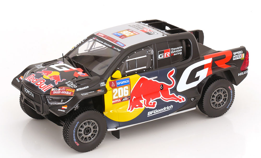 1:18 TOYOTA GR DKR Hilux Evo №206 9th Rallye Dakar Lucas Moraes, Armand Monleón (2024) - RMC238A