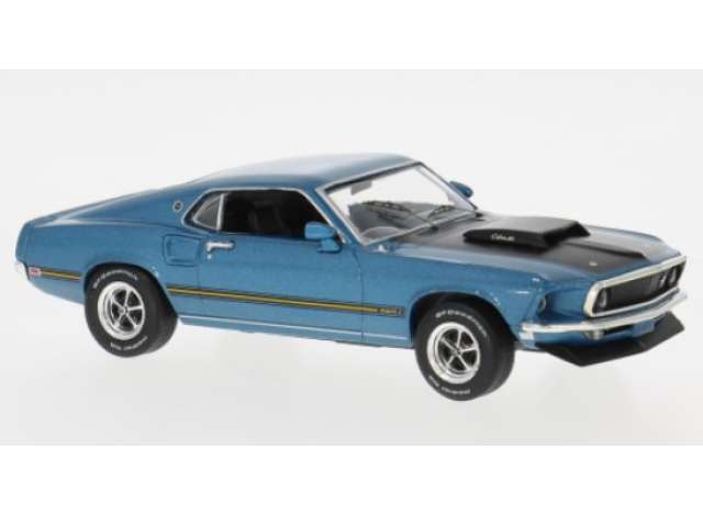 1:43 FORD Mustang Mach 1 (1969), blue - CLC623