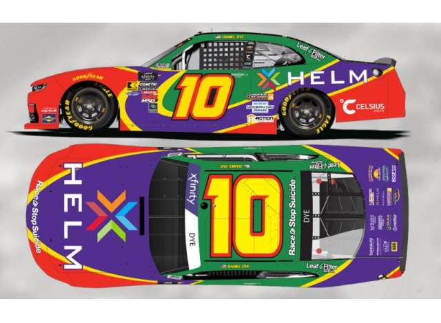 1:64 Chevrolet #10 Daniel Dye *Helm Throwback*, various 2025 - N102565HETDI