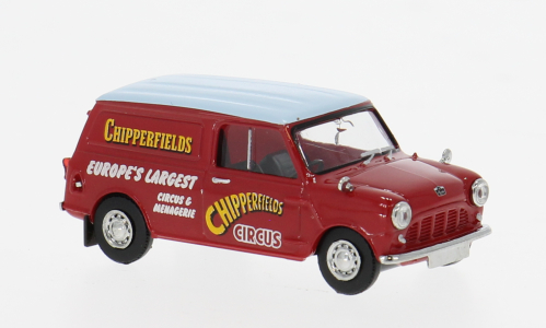 1:87 AUSTIN Mini Countryman Circus Chipperfields (1960), red/white - 15369