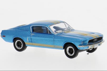 1:87 FORD Mustang GT 350 Fastback (1968), blue - 19610