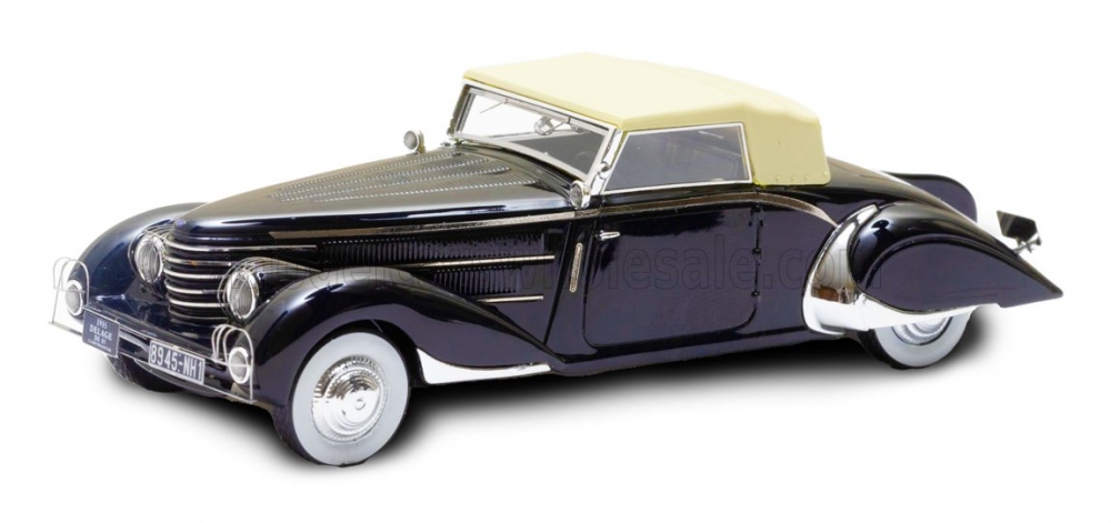 1:43 DELAGE D8-85 Clabot Roadster by Henri Chapron 1935 Closed, dark blue - EMEU43030C
