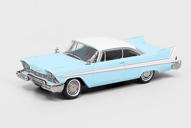 1:87 PLYMOUTH Fury (1958), light blue / white - 19676