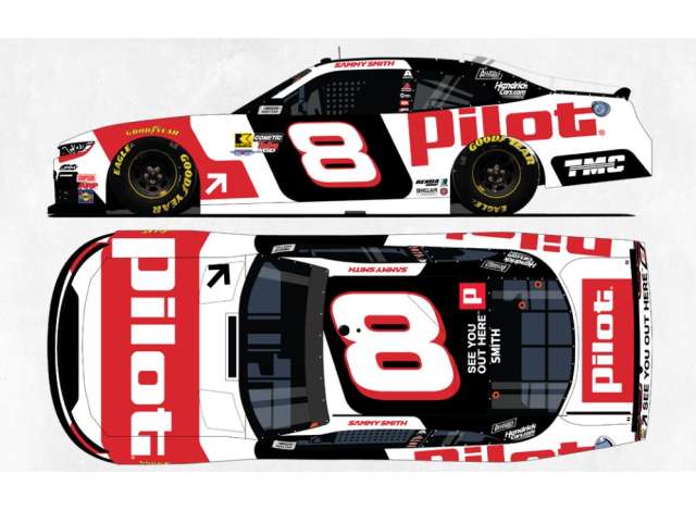 1:64 Chevrolet #8 Sammy Smith *Pilot* white/red 2026 - NX82665PFJSR