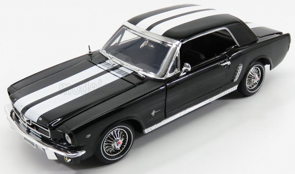 1:18 FORD Mustang 1/2 Hard-top (1964), Black White - 73164BK