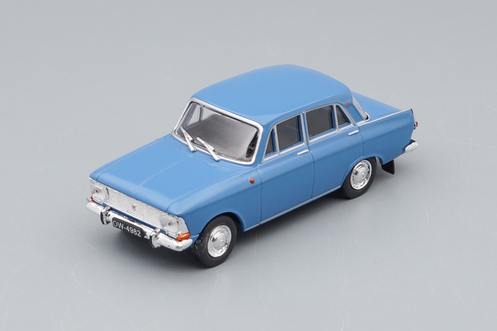 1:43 MOSKWICZ 412, Kultowe Auta 180, голубой - kul180