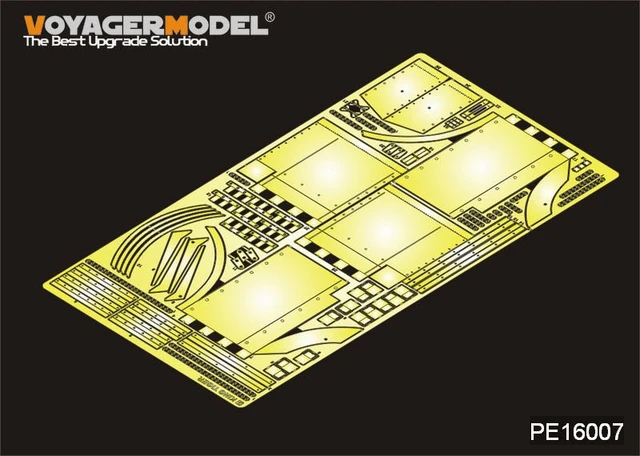 1:16 Фототравление для WWII German King Tiger Fenders(early type) - PE16007