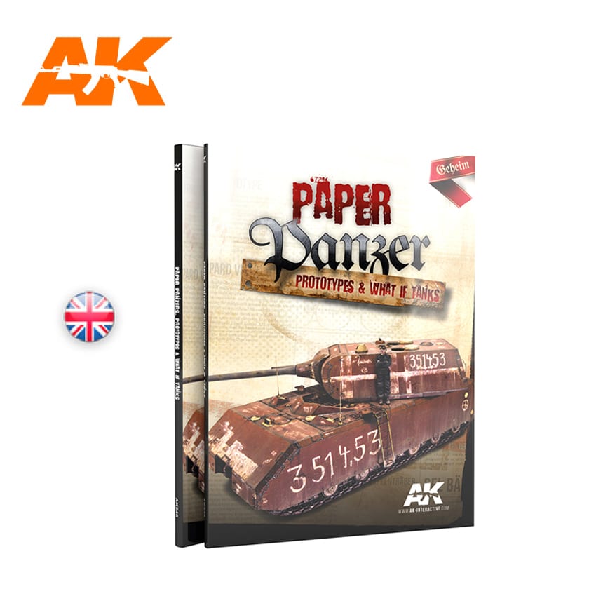 Книга на английском языке 'Paper Panzer. Prototypes & What if tanks'. - AK-246