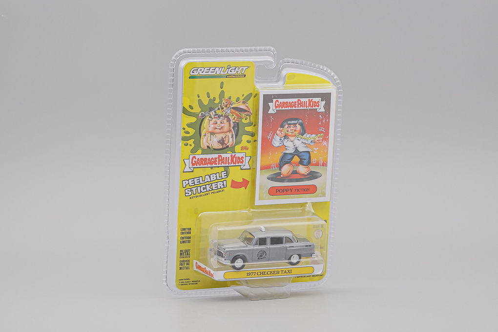 1:64 (Greenlight!) CHECKER Taxi Cab 'Poppy Fiction' 1977 - 54100AG