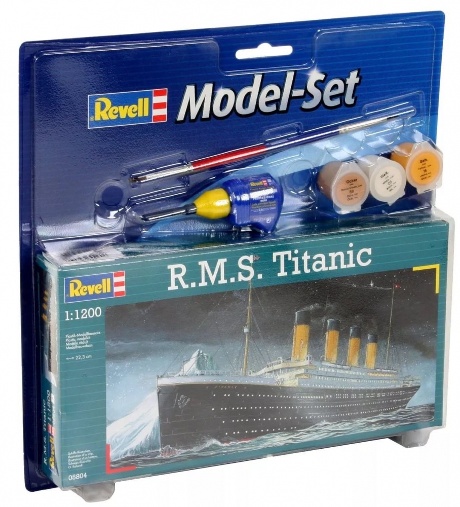 1:1200 Сборная модель Океанский лайнер Titanic (Подарочный набор) - 65804