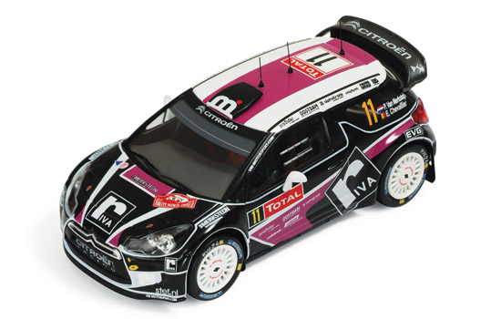 1:43 CITROEN DS3 WRC 11 P.MERKSTEIJN-E.CHEVALIER Rally Monte Carlo 2012, black - RAM485