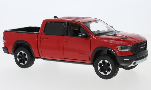 1:24 DODGE RAM 1500 Crew Cab Rebel (2019), red - 79358R