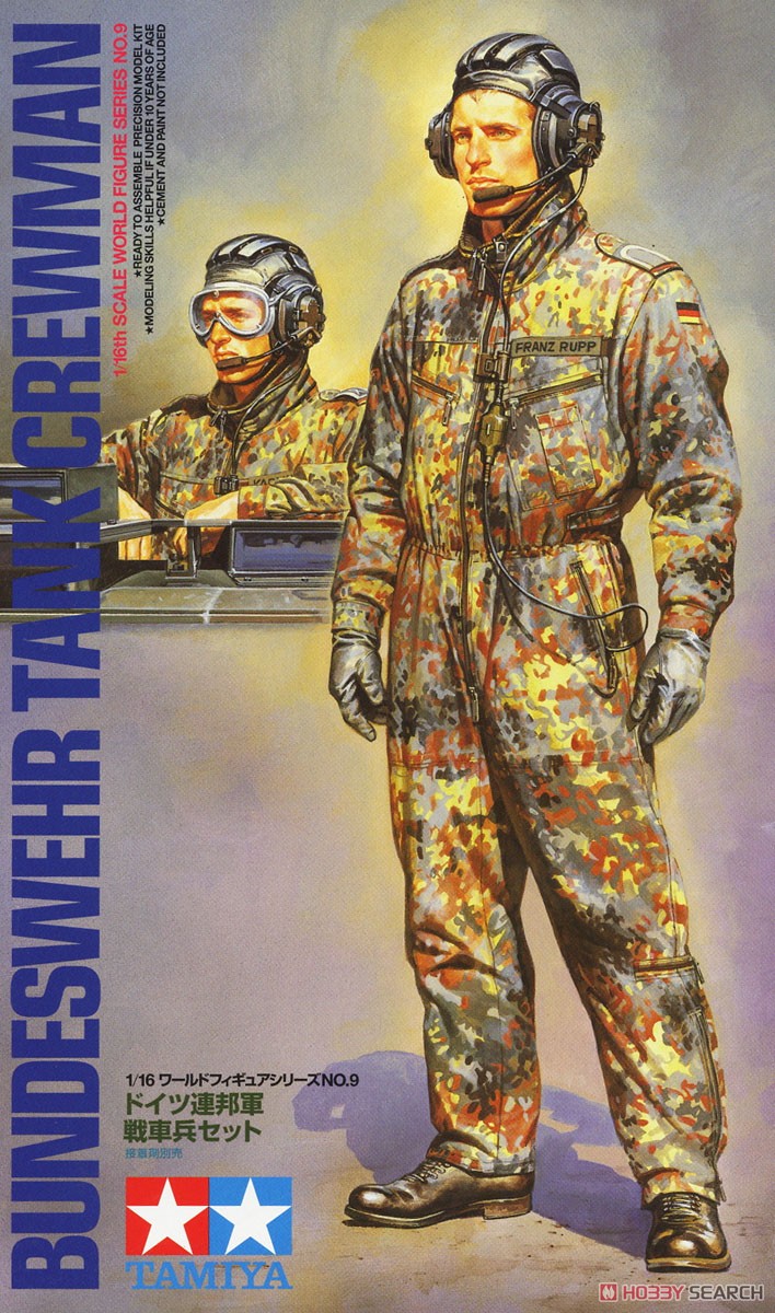 1:16 Сборная модель Bundeswehr Tank Crewman - 36309