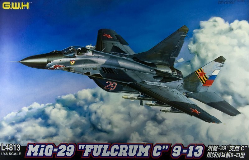 1:48 Сборная модель Советский истребитель МИГ-29 9-13 'Fulcrum C' - L4813
