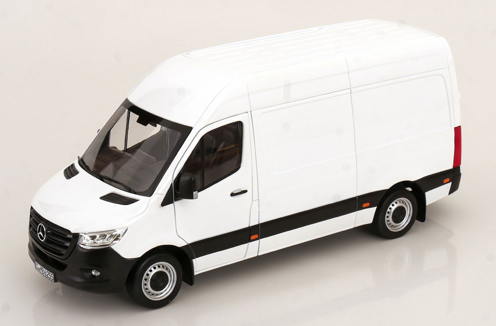 1:18 MERCEDES-BENZ Sprinter delivery van (2018), white - 183040