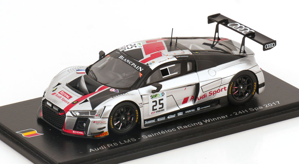 1:43 AUDI R8 LMS Winner 24h Spa, Haase/Gounon/Winkelhock (2017) - 43SPA2017