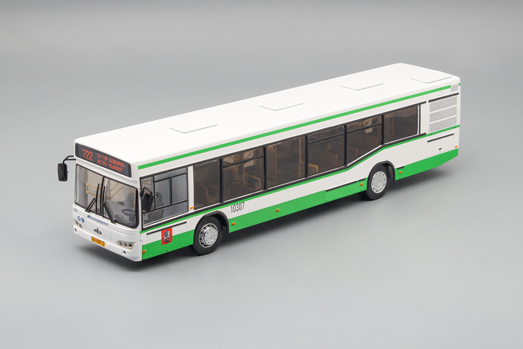 1:43 (Уценка!) Минский 103 Рестайлинговый (Москва), бело-зеленый - MK0001-Z1