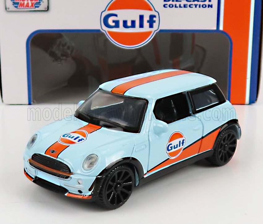 1:43 MINI Cooper Gulf (2005), Light Blue Orange - 79776