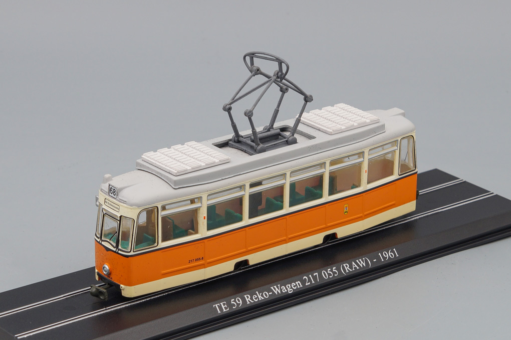 1:87 Трамвай TE 59 Reko-Wagen 217 055 (RAW) 1961, beige / orange - 7519008