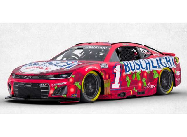 1:64 Chevrolet #1 Ross Chastain *1 Busch LightÂ® Apple*, red 2025 - CX12565BLARZ