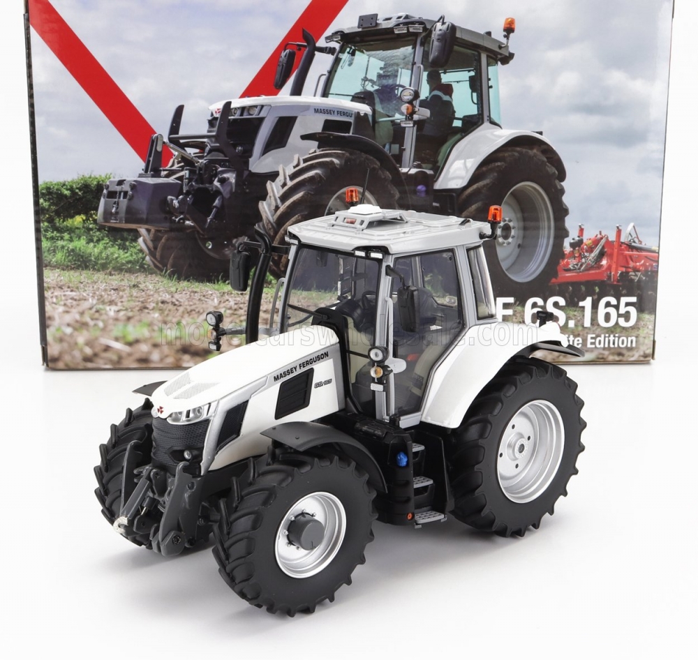 1:32 MASSEY FERGUSON Mf6s.165 Tractor White Edition (2022), White Grey - UH6612