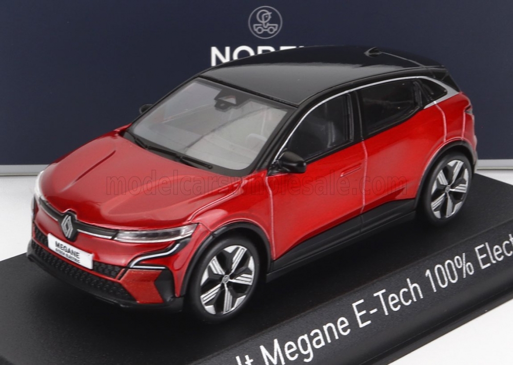 1:43 RENAULT Megane E-tech 100% Electric (2022), Red Black - 517921
