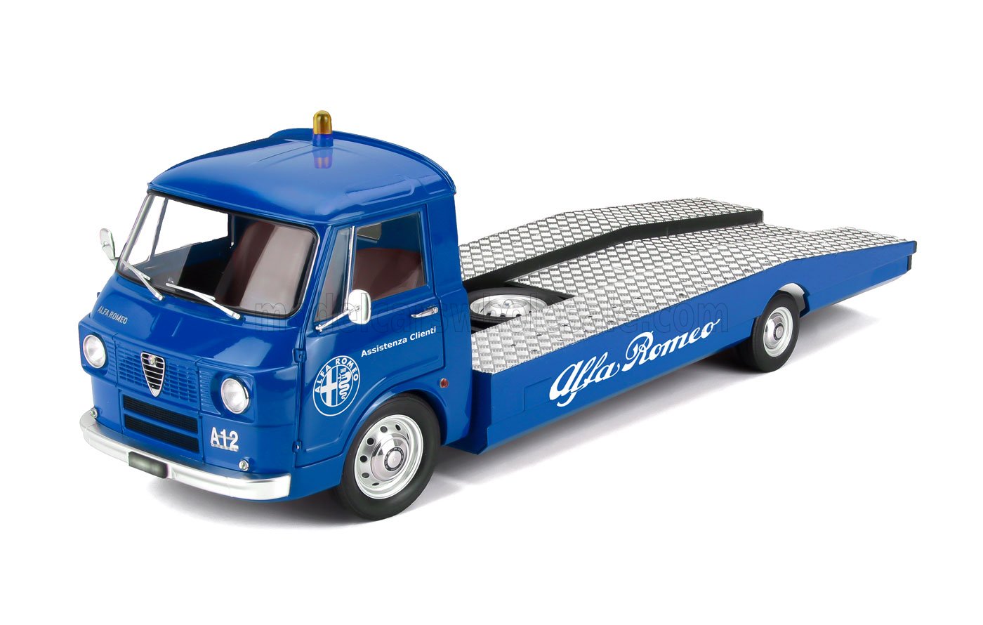 1:43 ALFA ROMEO A12 (F12) Carro Attrezzi Prima Serie - Assistenza Clienti ALFA ROMEO эвакуатор (1967), синий - 430086-D