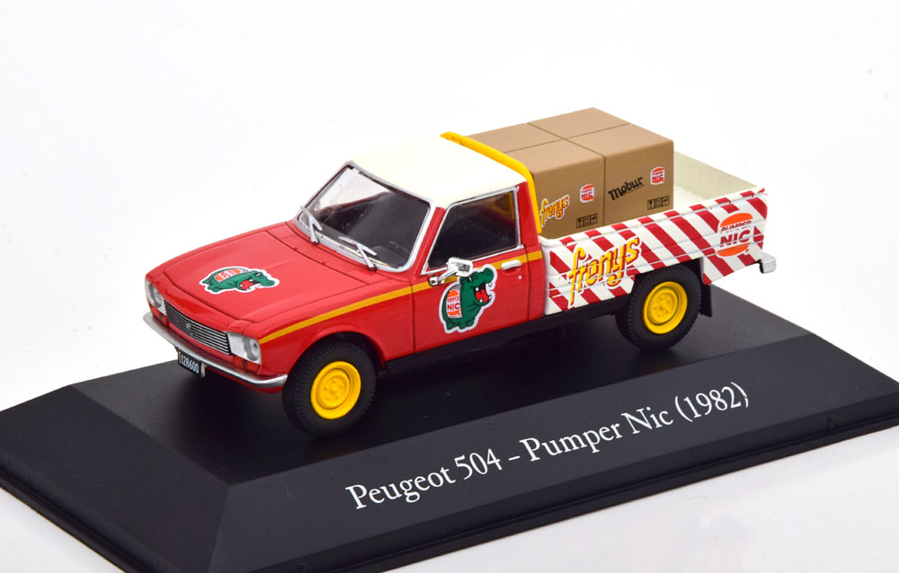 1:43 PEUGEOT 504 Pick Up (1982), red / white - SER20
