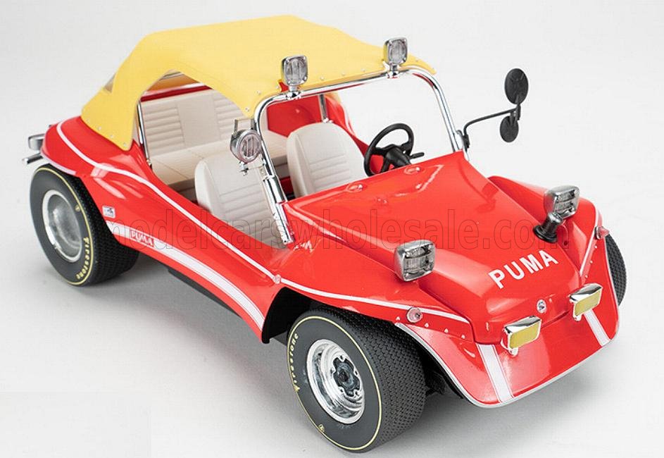 1:12 PUMA Dune Buggy (1972) - Tv Series - Altrimenti Ci Arrabbiamo, Red Yellow - 90025