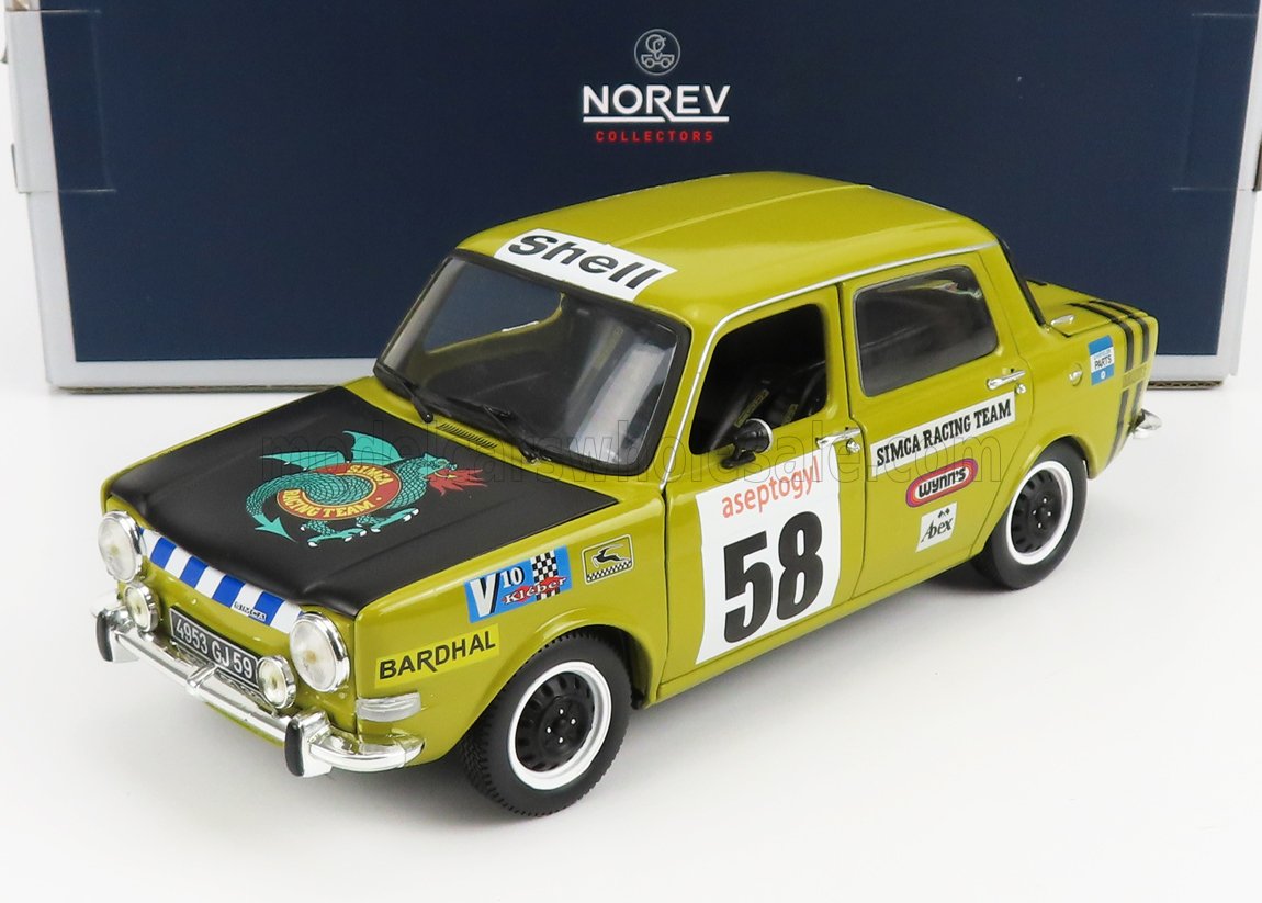1:18 SIMCA 1000 Rally 2 Srt №58 (1973), green black - 185699-2