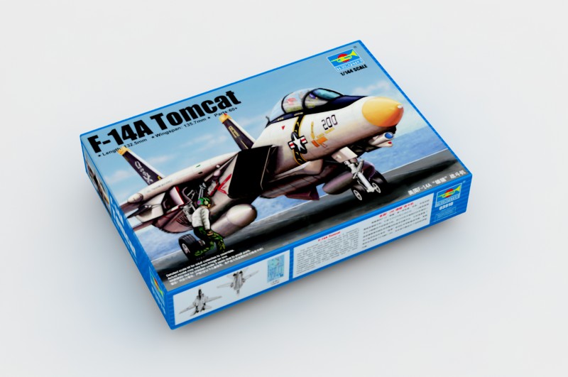 1:144 Сборная модель Американский истребитель F-14A TOMCAT - 03910