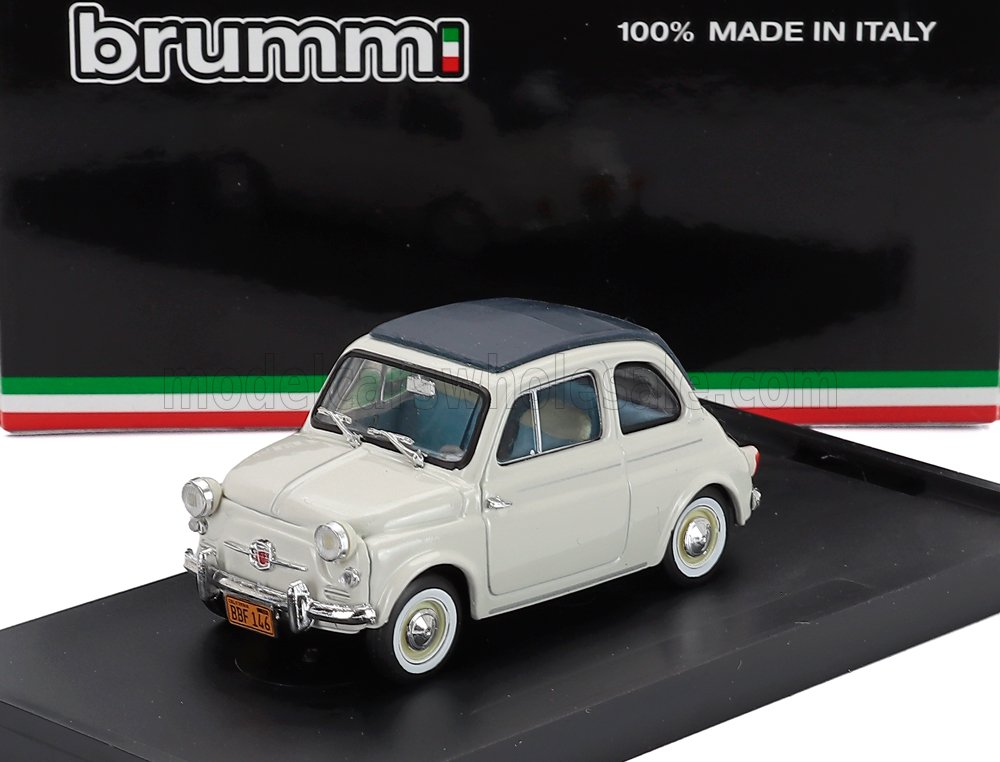 1:43 FIAT 500 Nuova Closed (1958), Grigio Chiaro - Light Grey - R377-01-UPD-2026