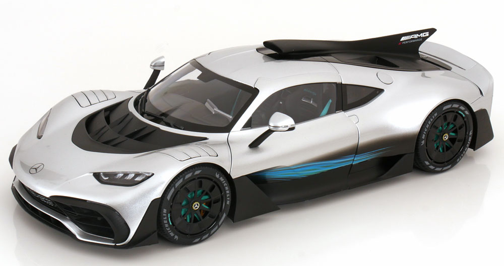 1:12 MERCEDES-BENZ AMG One Wave Design (2023), silver-metallic carbon - PM10310055