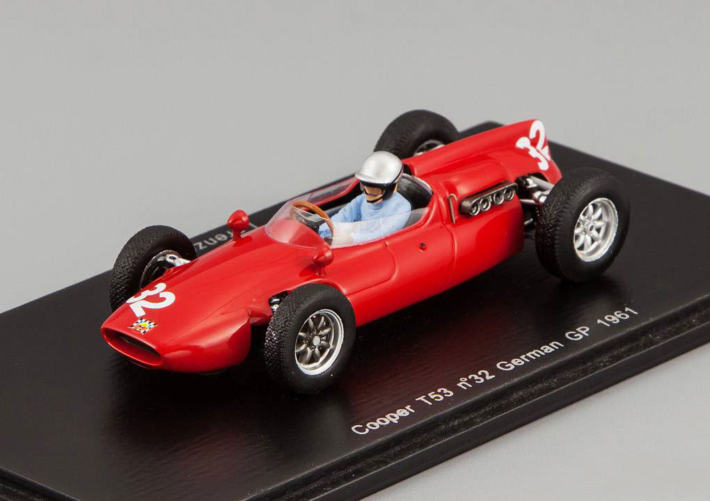1:43 COOPER T53 32 German GP 1961 Lorenzo Bandini (FI), red - S3514