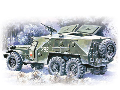 1:72 Сборная модель БТР-152К- бронетранспортер - 72521