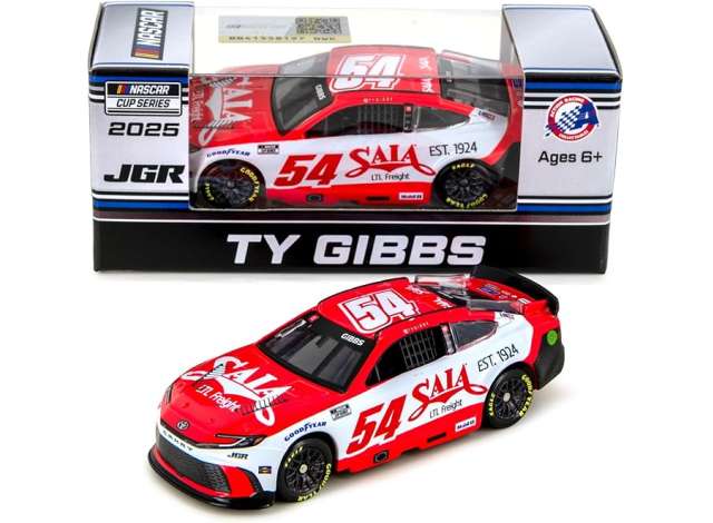 1:64 Toyota Camry #54 Ty Gibbs *SAIA LTL Freight*, white/red 2025 - C542565SAITY