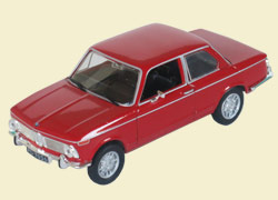 1:43 BMW 1602, Kultowe Auta 139, red - kul139