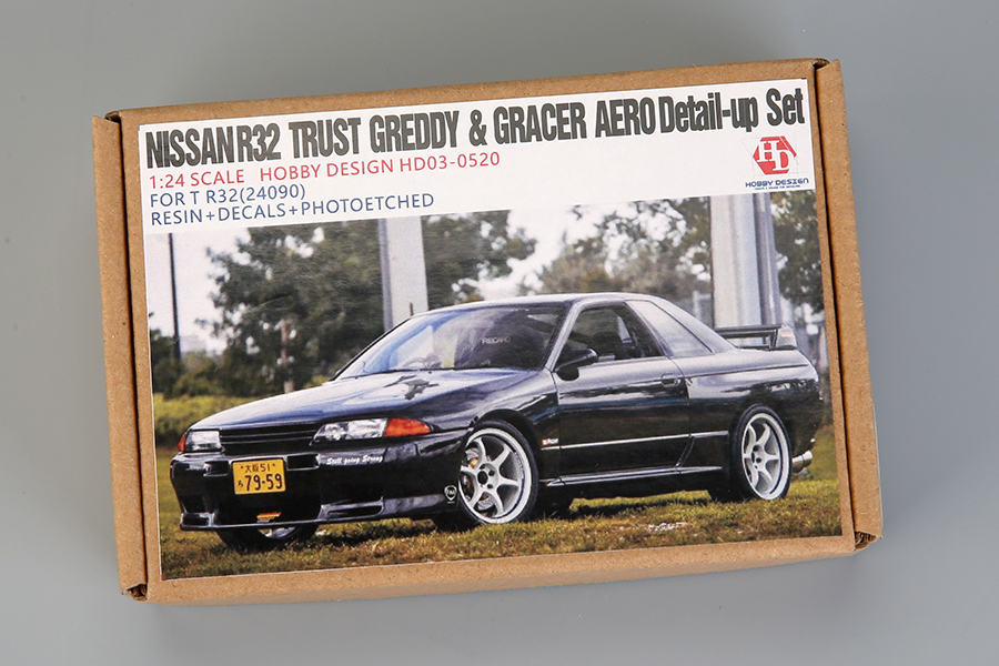 1:24 Конверсионный набор Nissan R32 Trust Greddy & Gracer Aero Detail-up Sets для моделей T R32(24090)(Resin+PE+Decals) - HD03-0520