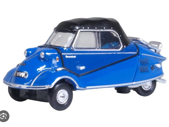1:76 MESSERSCHMITT KR200 Bubble Car Cabrio (1955), Royal Blue - 76MBC006