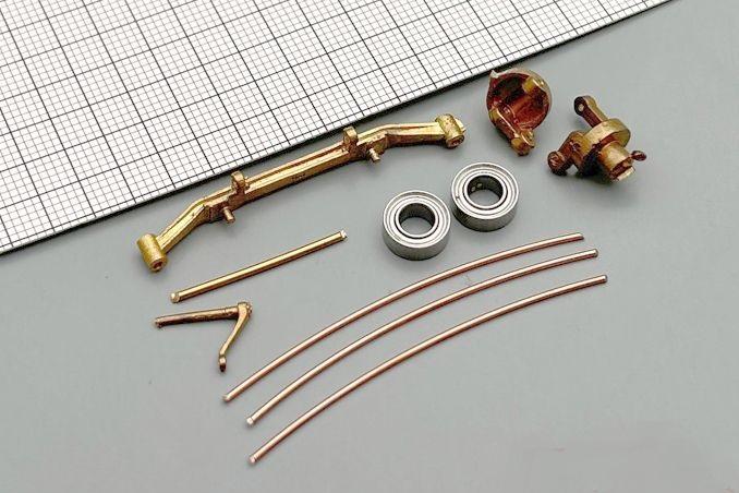 1:43 Набор для сборки поворотного моста КАМАЗ 4308 - MSH244