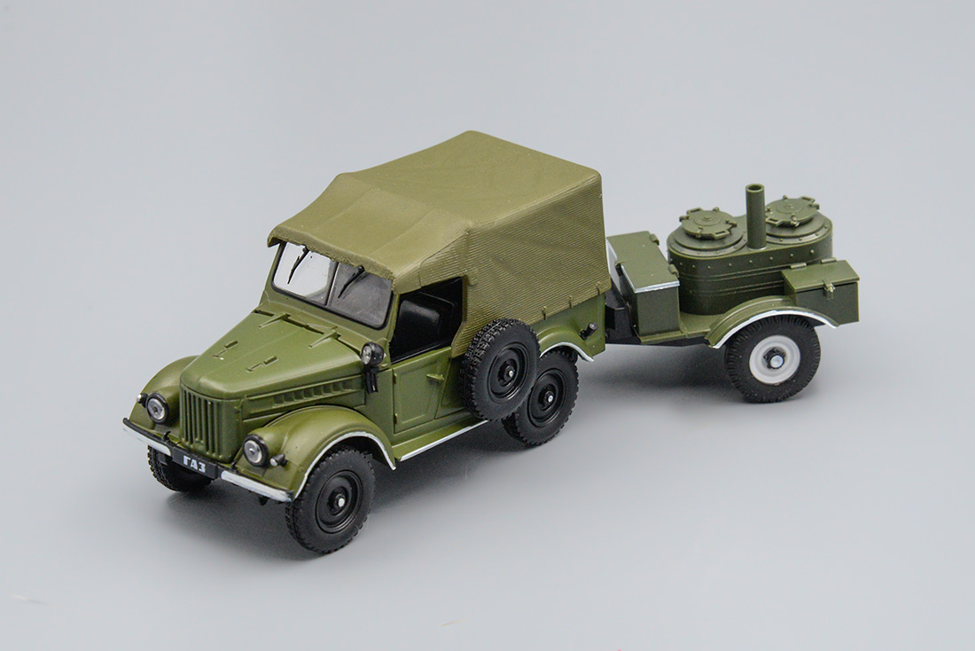 1:43 Горький-69 парадный (Deagostini) с прицепом 'Кухня' - 160736