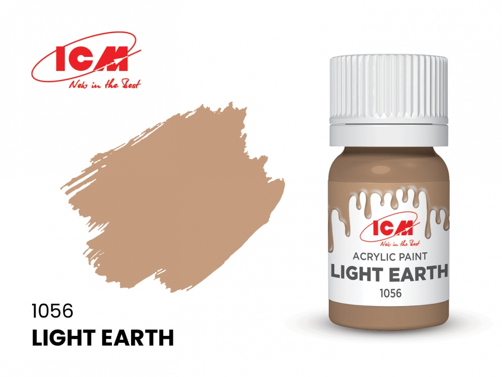 Краска для творчества, 12 мл, цвет Светлая Земля(Light Earth) - C1056