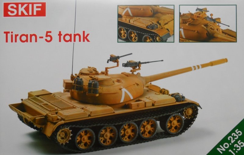 1:35 Сборная модель Израильский средний танк Tiran-5 - 235