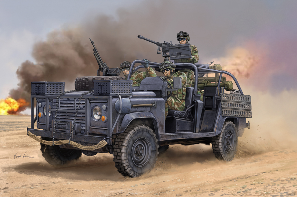 1:35 Сборная модель (Ranger Special Operations Vehicle) RSOV w/MG - 82450