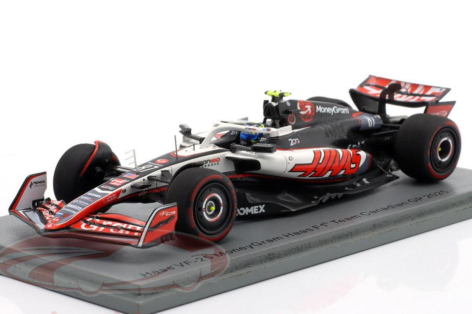 1:43 Hass VF-25 #87 Canada GP Formula 1 Oliver Bearman (2025) - S9629
